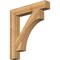 Ekena Millwork Westlake Block Rough Sawn Bracket, Western Red Cedar, 6"W x 38"D x 42"H BKT06X38X42WTL05RWR - alternate 1